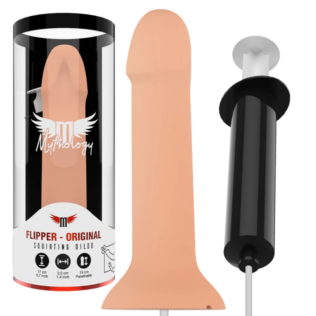 DILDO EIACULATORE FLIPPER NATURALE – MYTHOLOGY