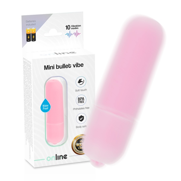 MINI VIBRATORE ROSA - ONLINE - immagine 2