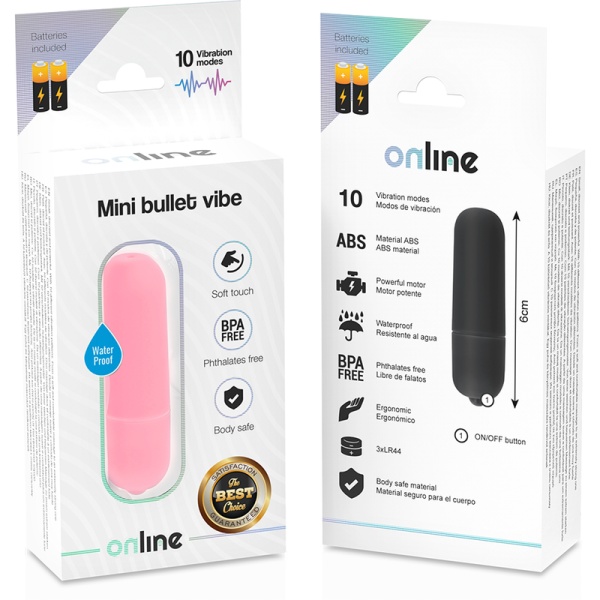 MINI VIBRATORE ROSA - ONLINE - immagine 5