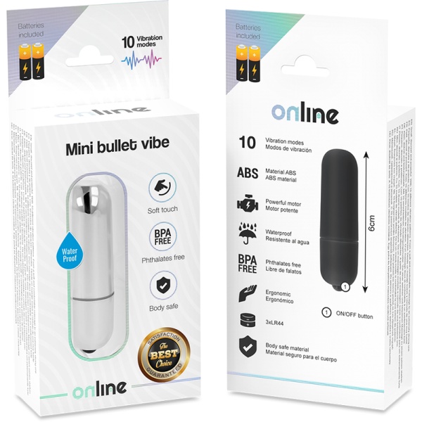 MINI VIBRATORE ARGENTO - ONLINE - immagine 5