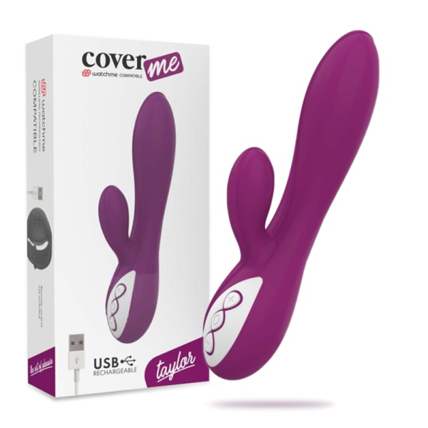 VIBRATORE RABBIT TAYLOR COMPATIBILE CON LA TECNOLOGIA WIRELESS WATCHME - COVERME - immagine 3