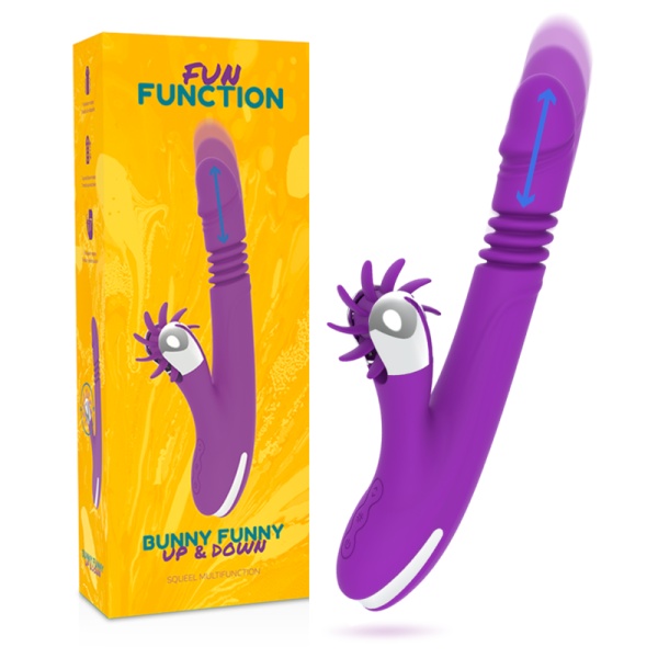 VIBRATORE RABBIT FUNNY UPDOWN 2.0 - FUN FUNCTION - immagine 2