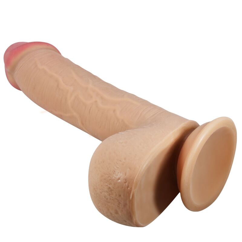 PRETTY LOVE – DILDO REALISTICO SERIE SLIDING SKIN CON VENTOSA SCORREVOLE DELLA PELLE FLESH 23,4 CM