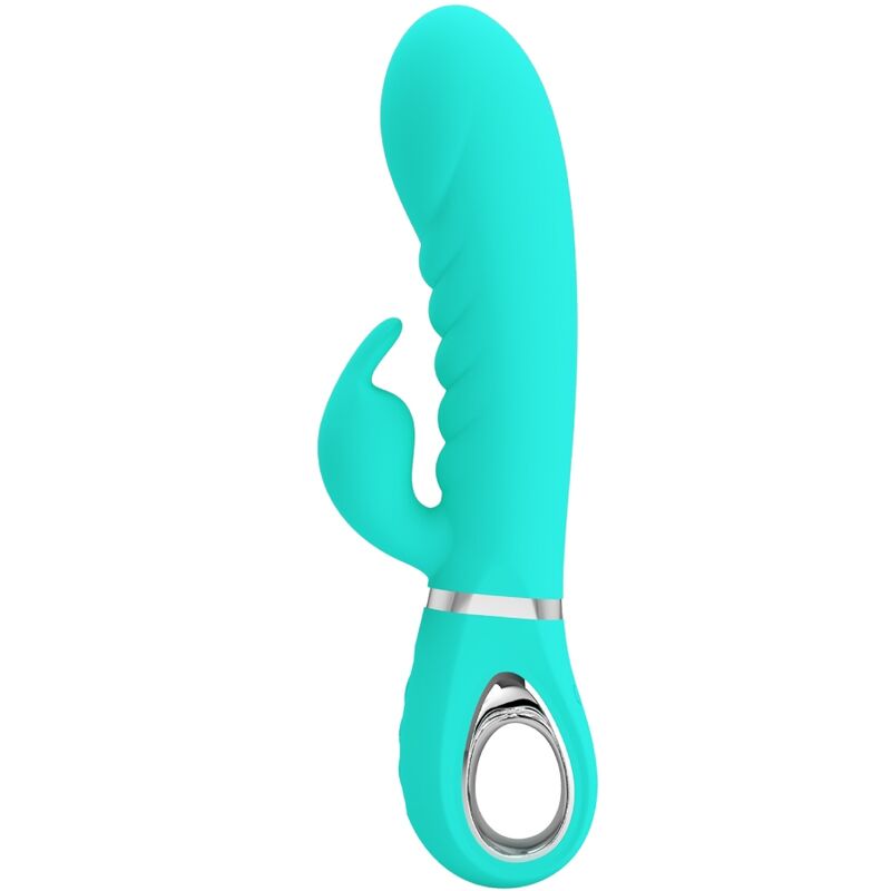 PRETTY LOVE – VIBRATORE MULTIFUNZIONE G-SPOT PRESCOTT VERDE ACQUA