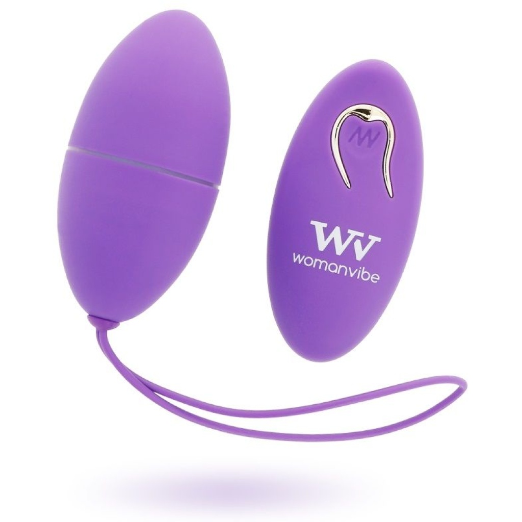 OVETTO VIBRANTE ALSAN CON TELECOMANDO VIOLA – WOMANVIBE