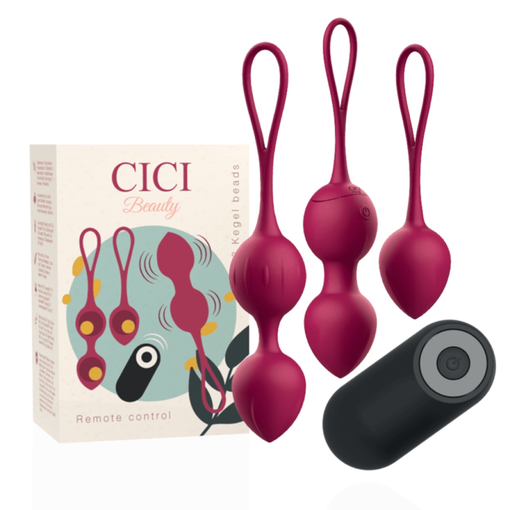 PALLINE VIBRANTI KEGEL IN SILICONE PREMIUM CON TELECOMANDO – CICI BEAUTY