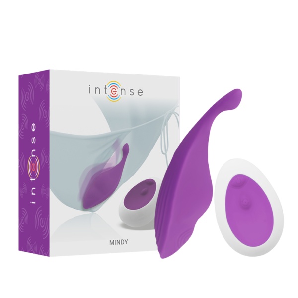 Stimolatore clitoride con controllo remoto Mindy Pantie viola - Intense