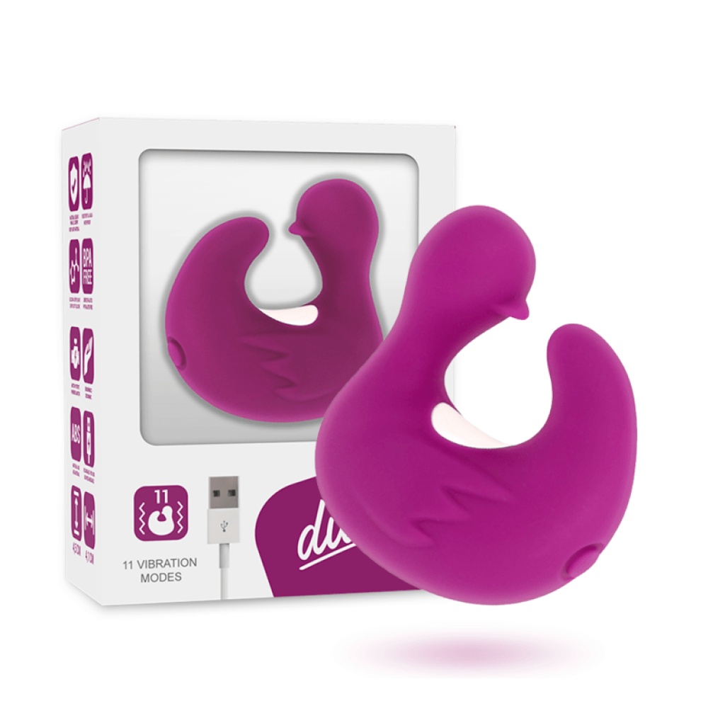 STIMOLATORE CLITORIDE DUCKYMANIA RICARICABILE IN SILICONE – COVERME