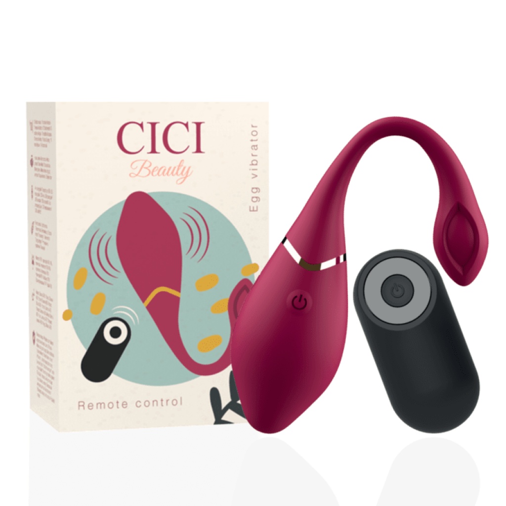 UOVO VIBRANTE IN SILICONE PREMIUM CON TELECOMANDO – CICI BEAUTY