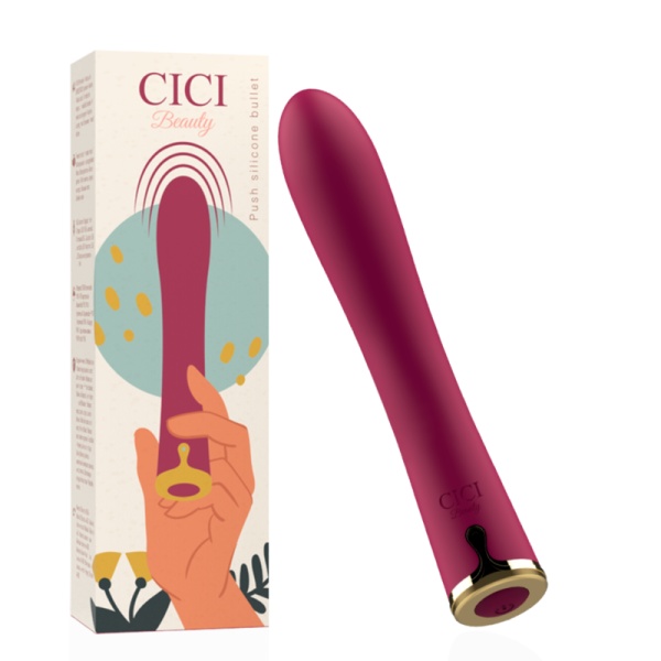 vibratore classico premium silicone push bullet