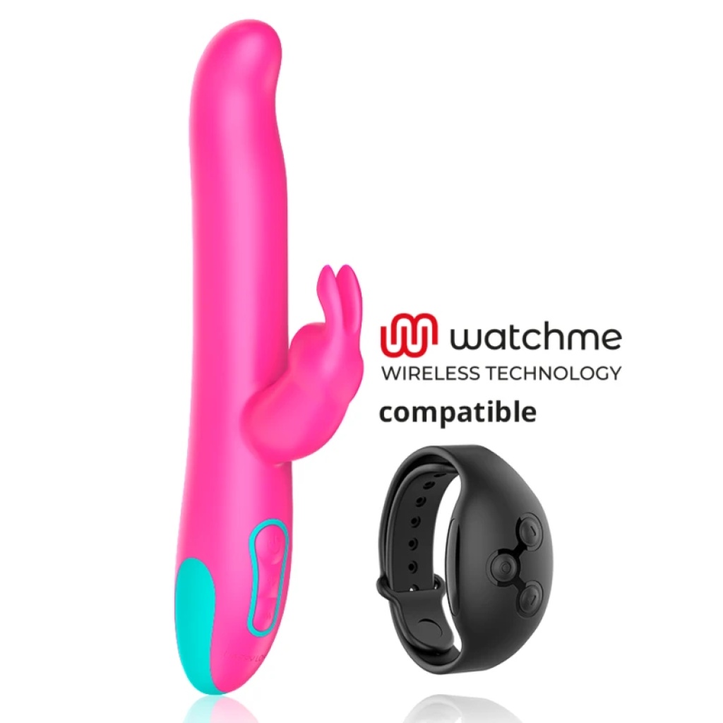 VIBRATORE RABBIT PLUTO  COMPATIBILE CON LA TECNOLOGIA WIRELESS WATCHME – HAPPY LOKY