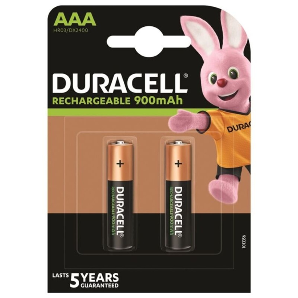 DURACELL – BATTERIA RICARICABILE HR03 AAA 900mAh 2 UNIT