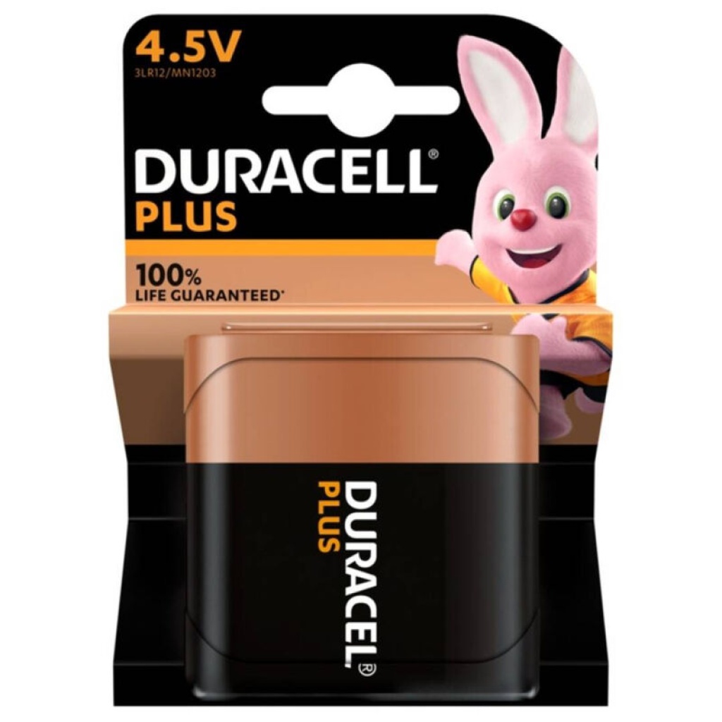 DURACELL – BATTERIA ALCALINA PLUS POWER 100 4,5 V 3LR12 BLISTER*1