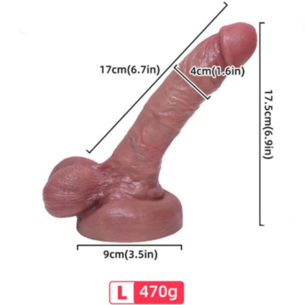ARMONY – DILDO REALISTICO IN SILICONE LIQUIDO 17 CM