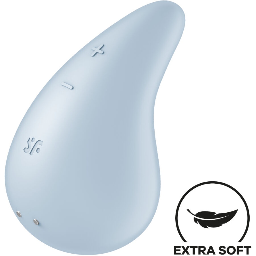 SATISFYER – VIBRATORE GOCCIA DI RUGIADA LAY-ON BLU