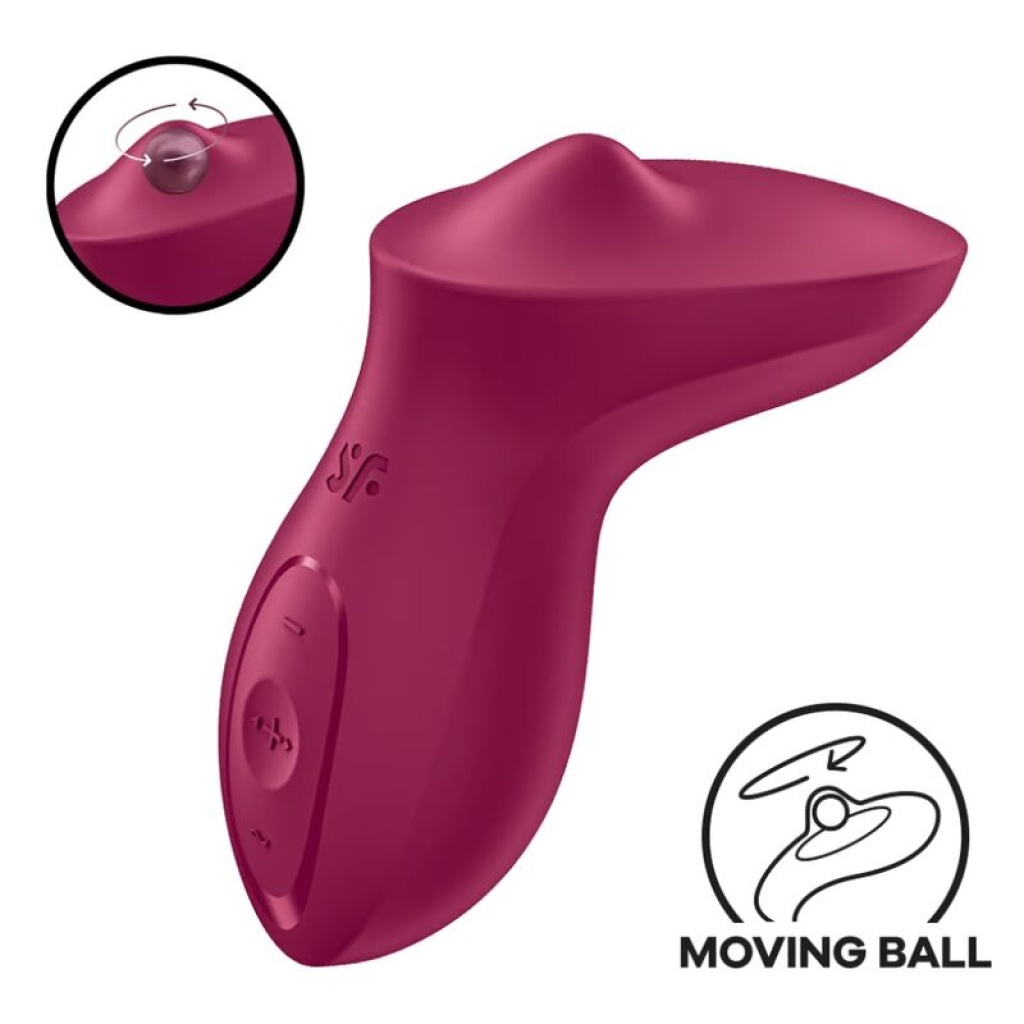 SATISFYER – VIBRATORE ECCITANTE DA APPOGGIO CLITORIDE FUCSIA