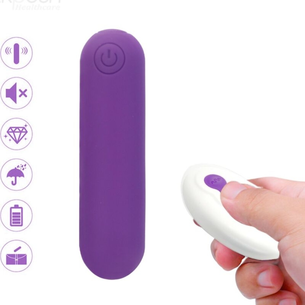 ARMONY – SPLASH JOLINE VIBRATORE BULLET IN SILICONE TELECOMANDO 10 VIBRAZIONI 6.5 X 1.5 CM VIOLA