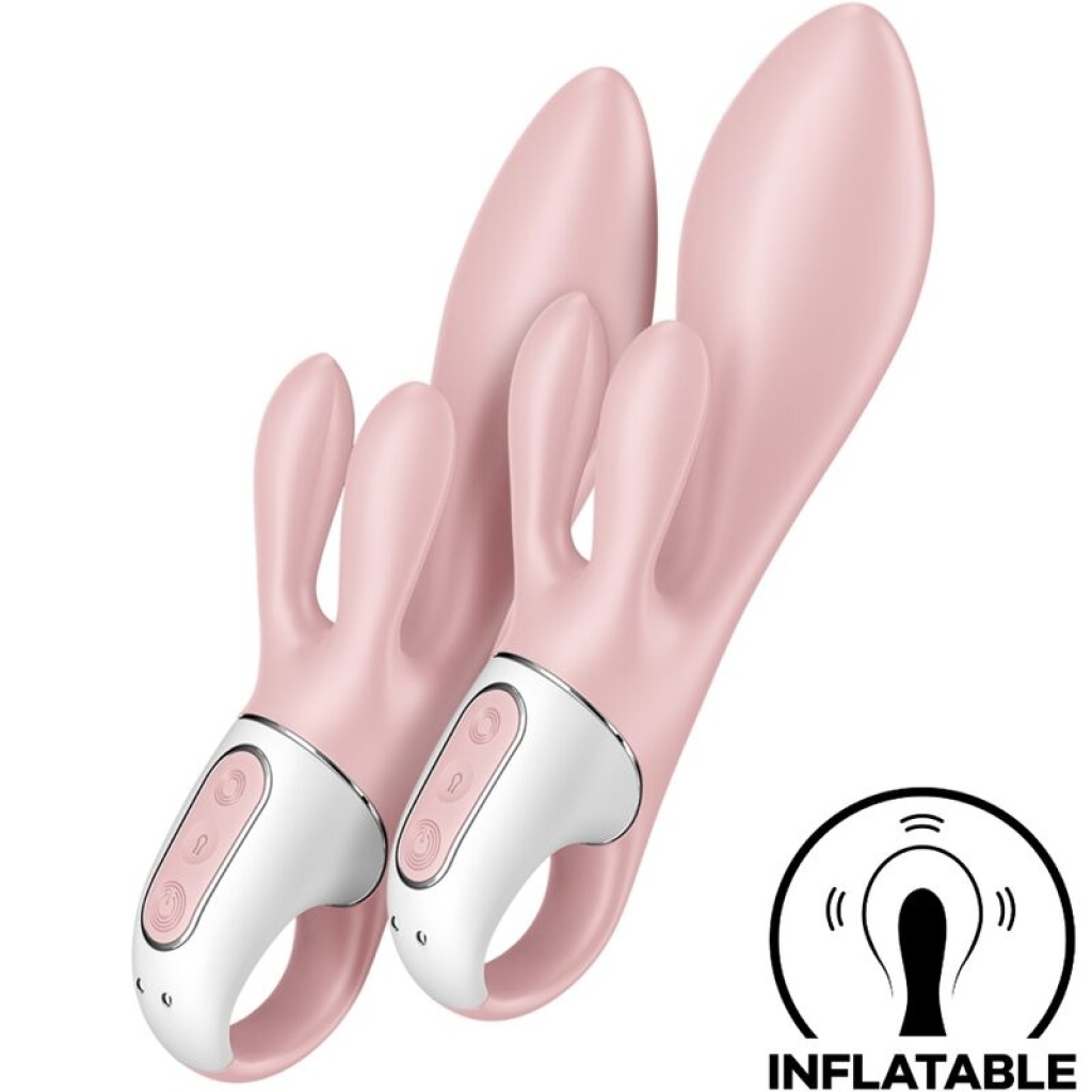 SATISFYER – AIR PUMP BUNNY 3 VIBRATORE GONFIABILE CONIGLIO ROSA