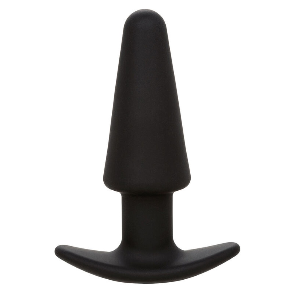 CALEXOTICS – ROCK BOTTOM TAPPO ANALE CONICO 10 VIBRAZIONI SILICONE NERO