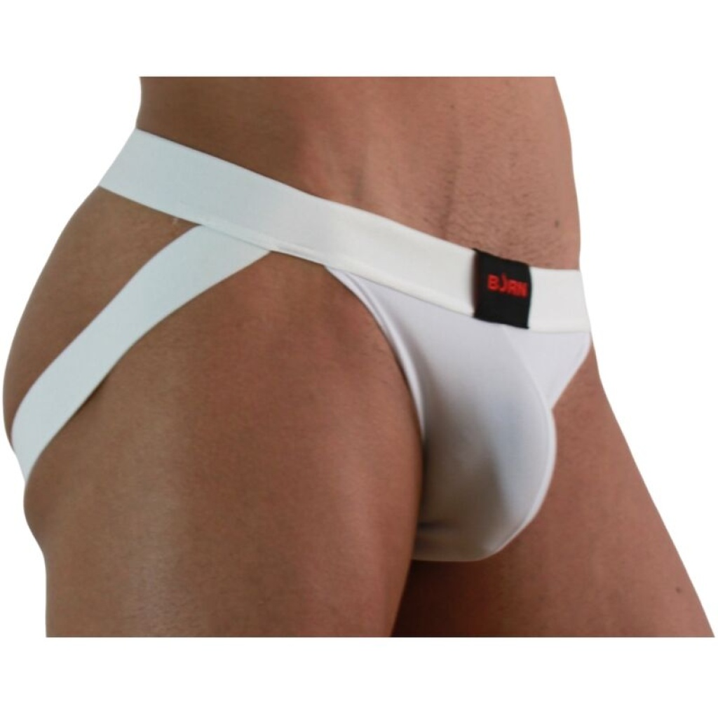 BURN – 007 JOCK LYCRA BIANCO XL