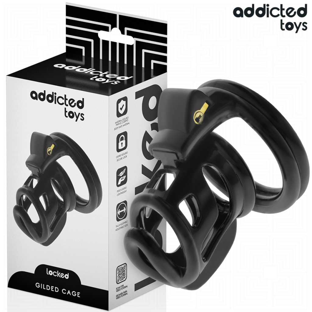 ADDICTED TOYS LOCKED – GABBIA PER PENE GILDEN CAGE 8,5 CM