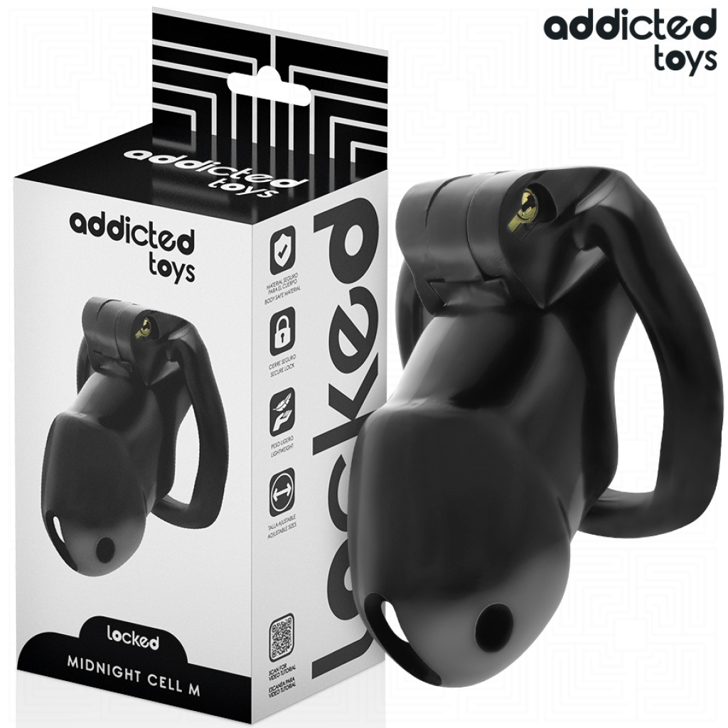 ADDICTED TOYS LOCKED – MINDNIGHT CELL GABBIA PER PENE 4.2 CM TAGLIA M