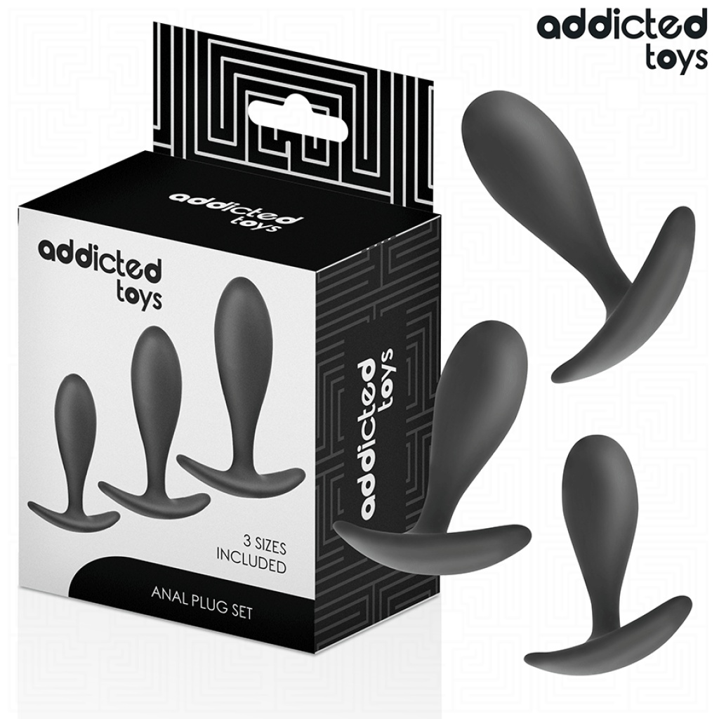 ADDICTED TOYS – SET DI 3 TAPPI ANALI MODELLO 2