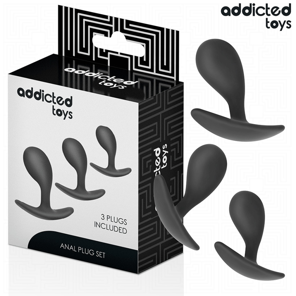 ADDICTED TOYS – SET DI 3 TAPPI ANALI MODELLO 3