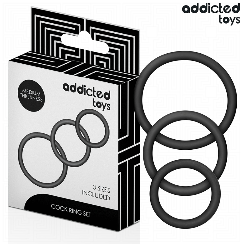 ADDICTED TOYS – SET DI ANELLI IN SILICONE MODELLO 2