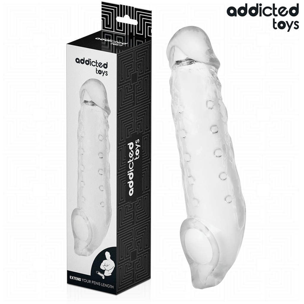 ADDICTED TOYS – ESTENSIONE PENE TRASPARENTE TAGLIA S 23 CM