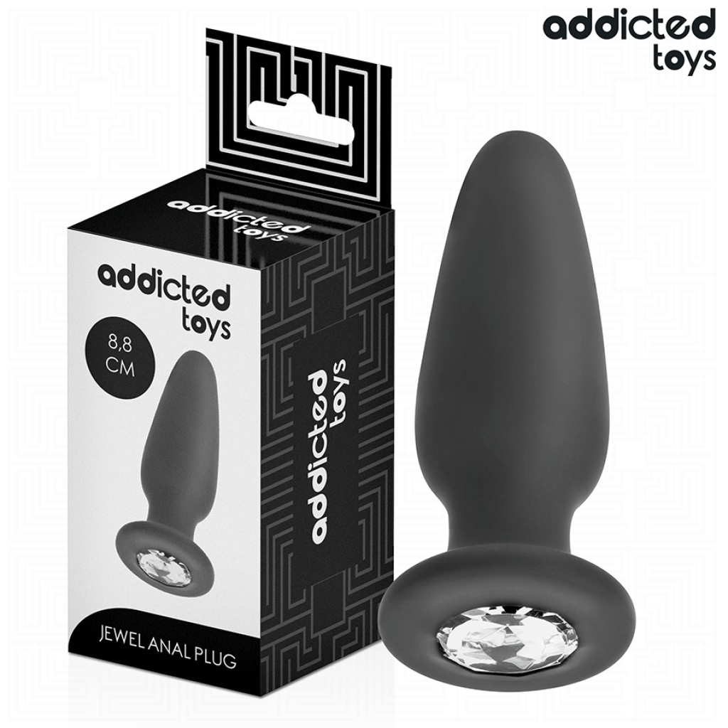 ADDICTED TOYS – PLUG ANALE CON GIOIELLO TAGLIA S 8,8 CM