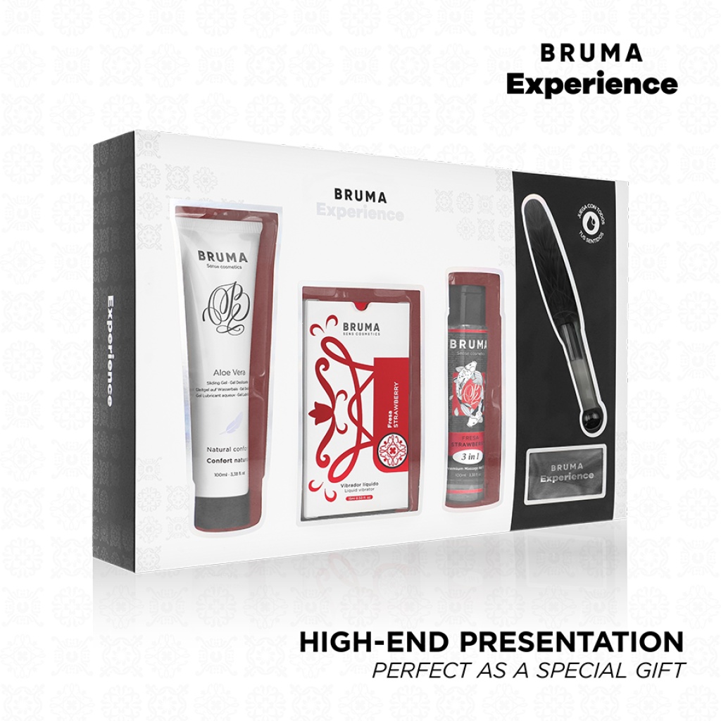 BRUMA XPERIENCE – KIT TENTAZIONE VIBRO-ORGASMICA DOLCE FRAGOLA