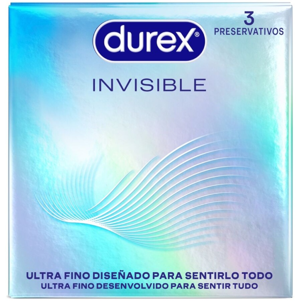 DUREX – PRESERVATIVI INVISIBILI ULTRA SOTTILI 3 UNITÀ