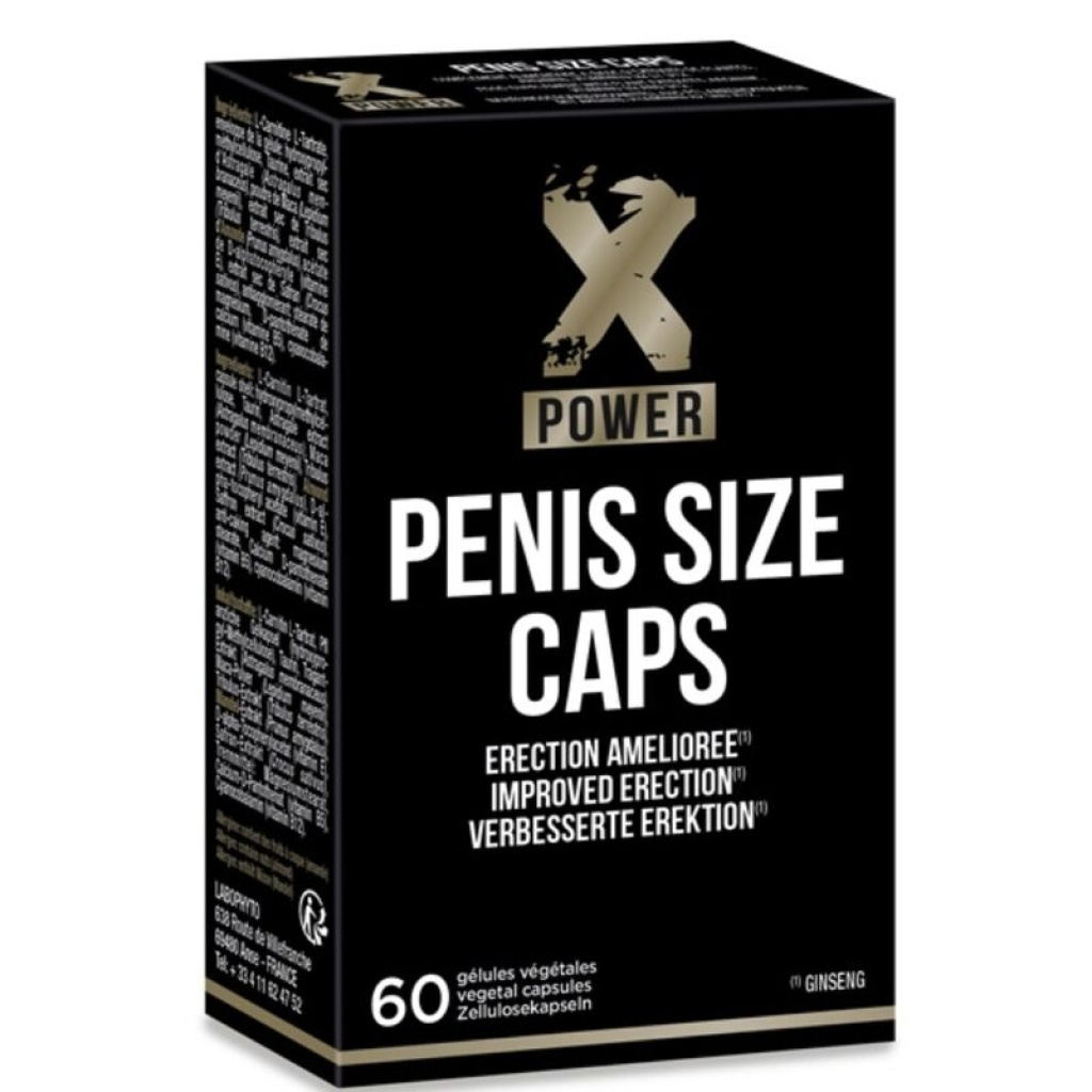 XPOWER – CAPPUCCI DI DIMENSIONI DEL PENE PER EREZIONI MIGLIORATE 60 CAP