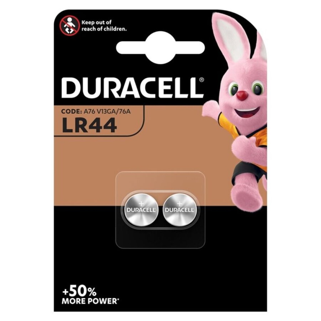 DURACELL – BATTERIA – LR44 1,5V 2 UNIT