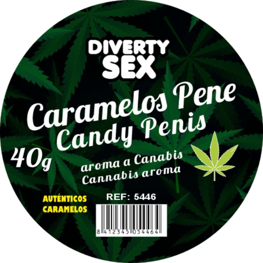 DIABLO GOLOSO – 20 CARAMELLE PER PENE AROMA CANNABIS